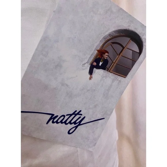 NWT Natty Golf white Polo Shirt sparkly embellished accents Women's Small - Picture 6 of 7